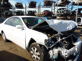 2003 TOYOTA CAMRY LE WHITE 2.4L AT Z19484